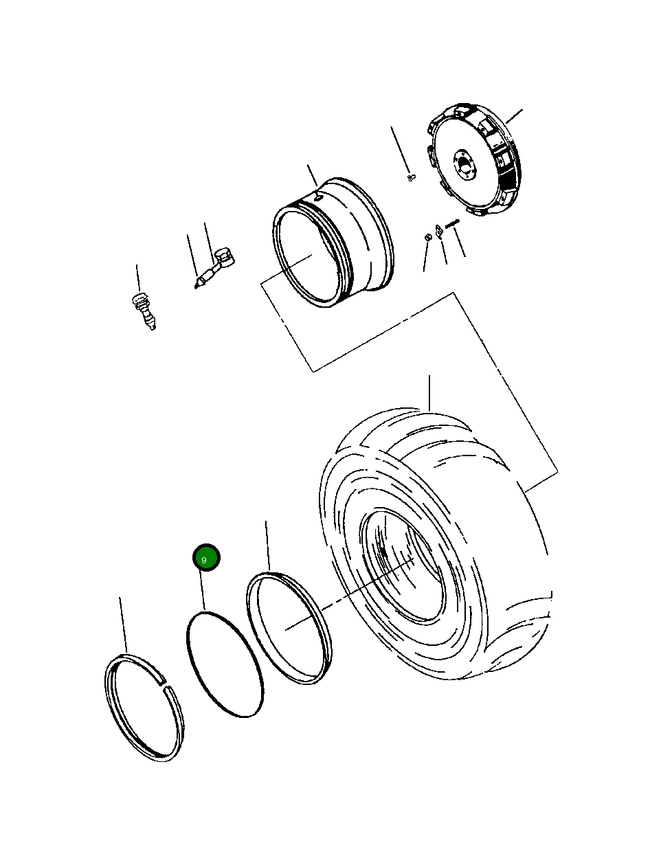 Кольцо уплотнительное (O-Ring) 66 428  Komatsu