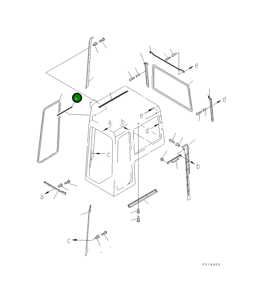 Крышка 19M-979-7650  Komatsu