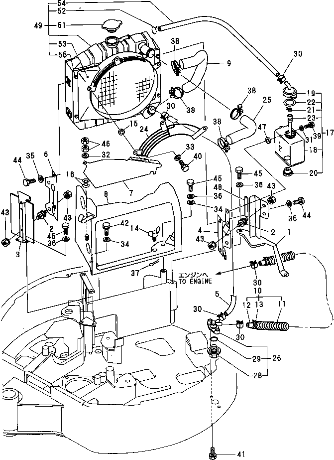 Болт YM172186-17300 Komatsu