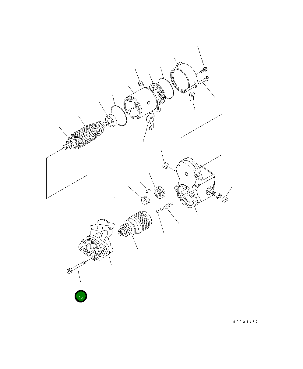 Болт 460-138  Komatsu