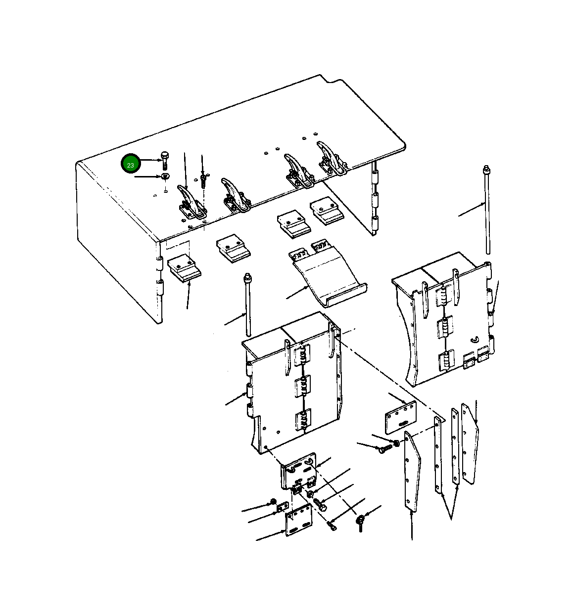 Болт 84 727  Komatsu