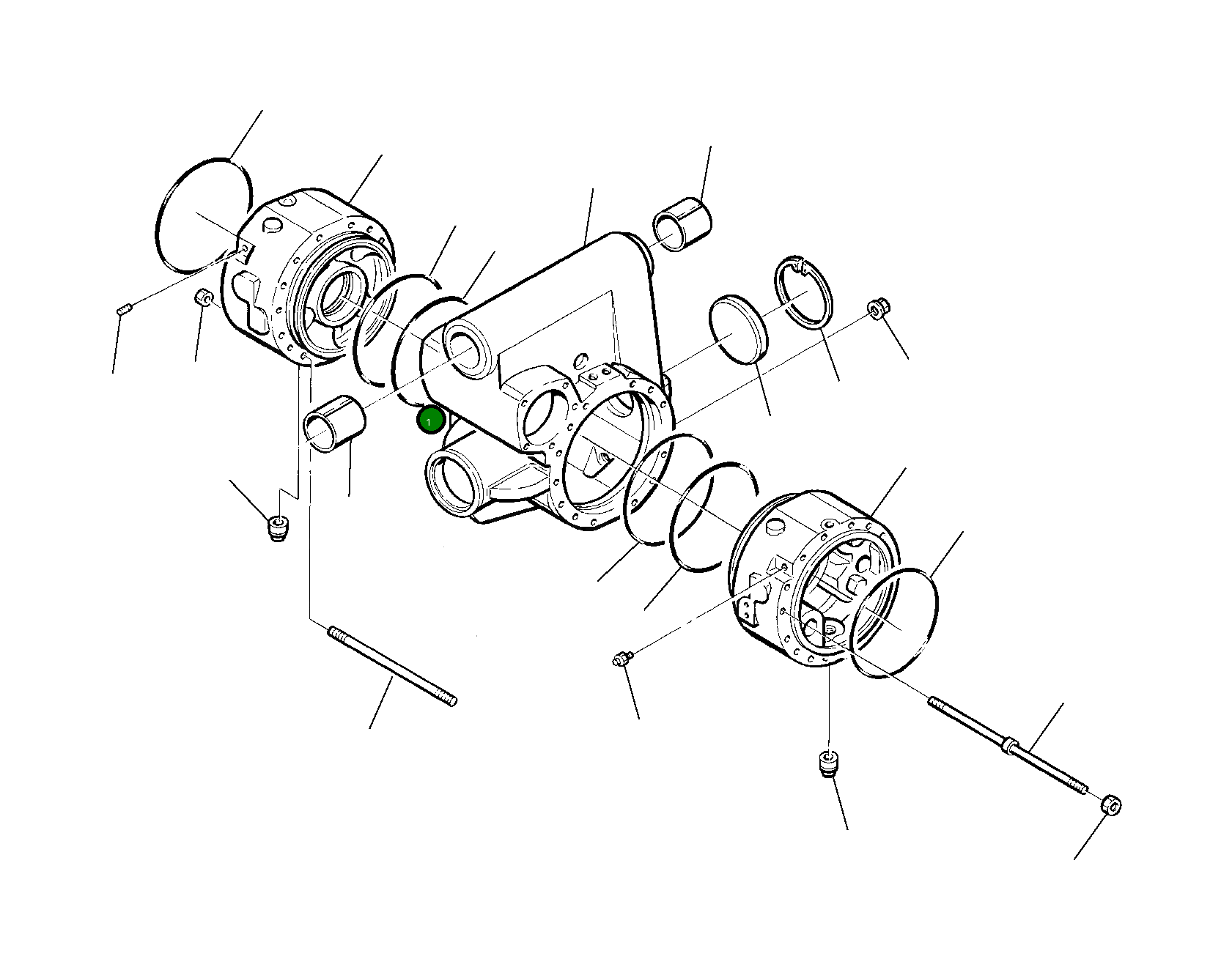 Крышка 22E-23-11120 Komatsu