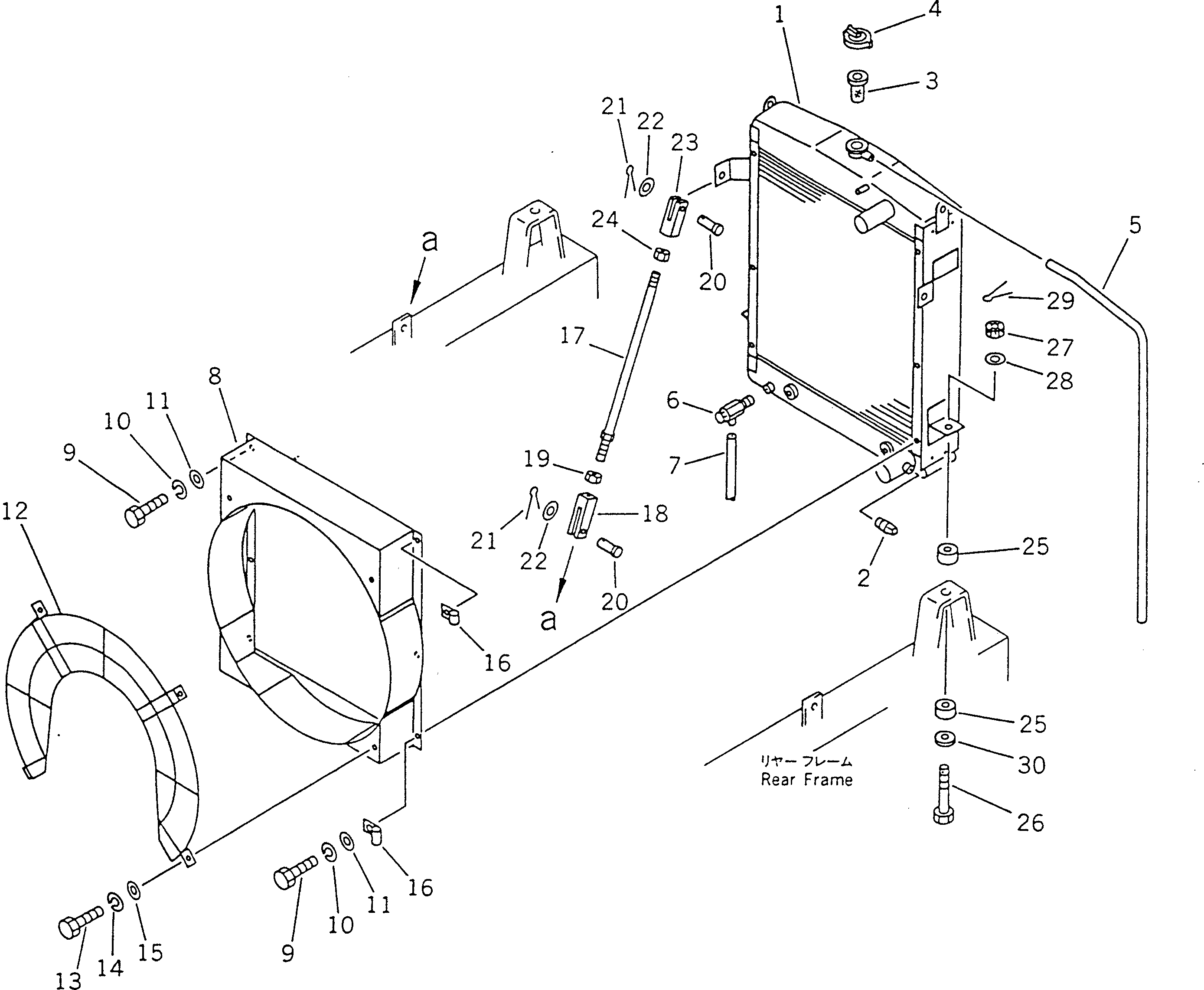 Болт 01012-51480 Komatsu