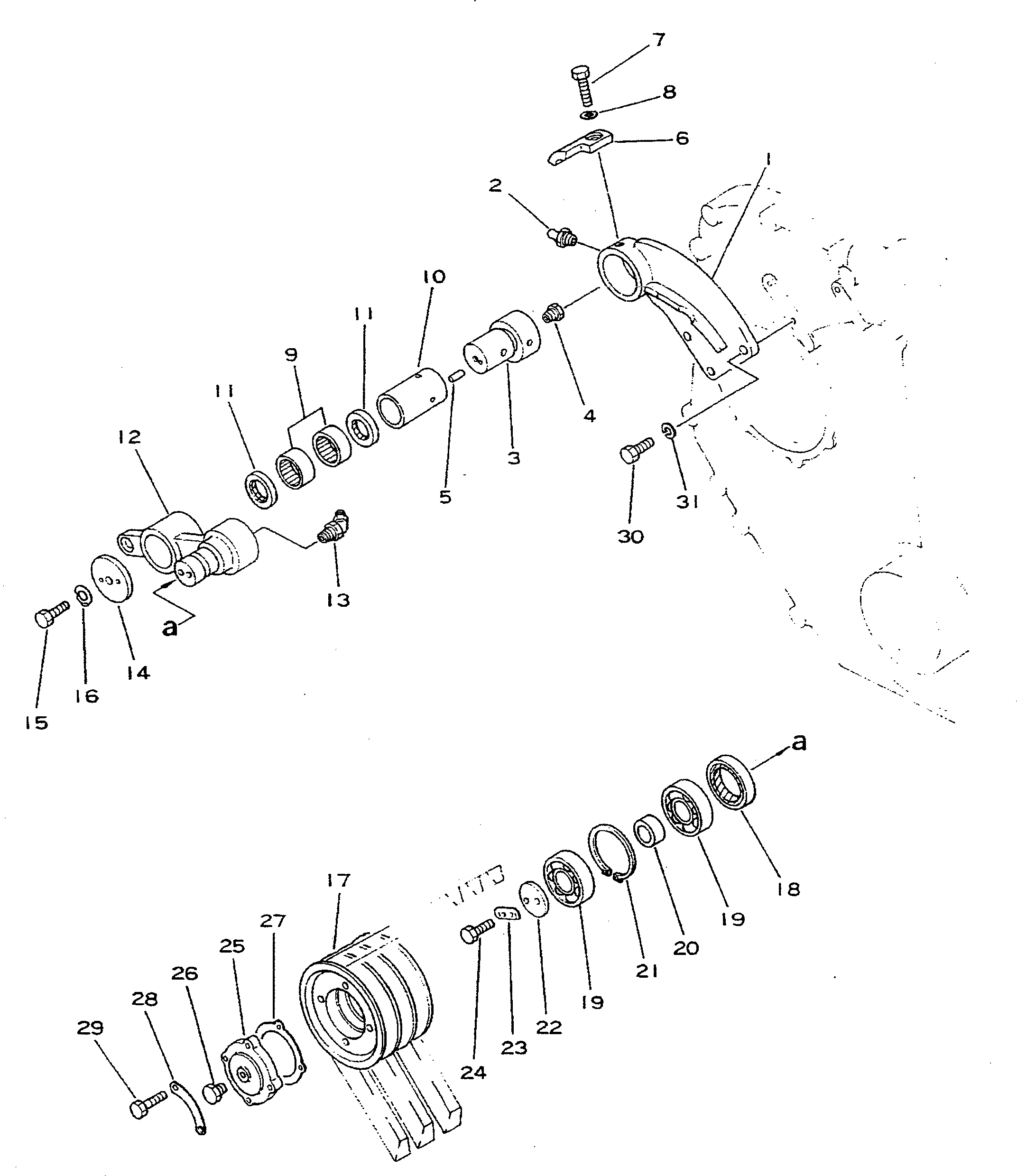 Болт 01010-00820  Komatsu