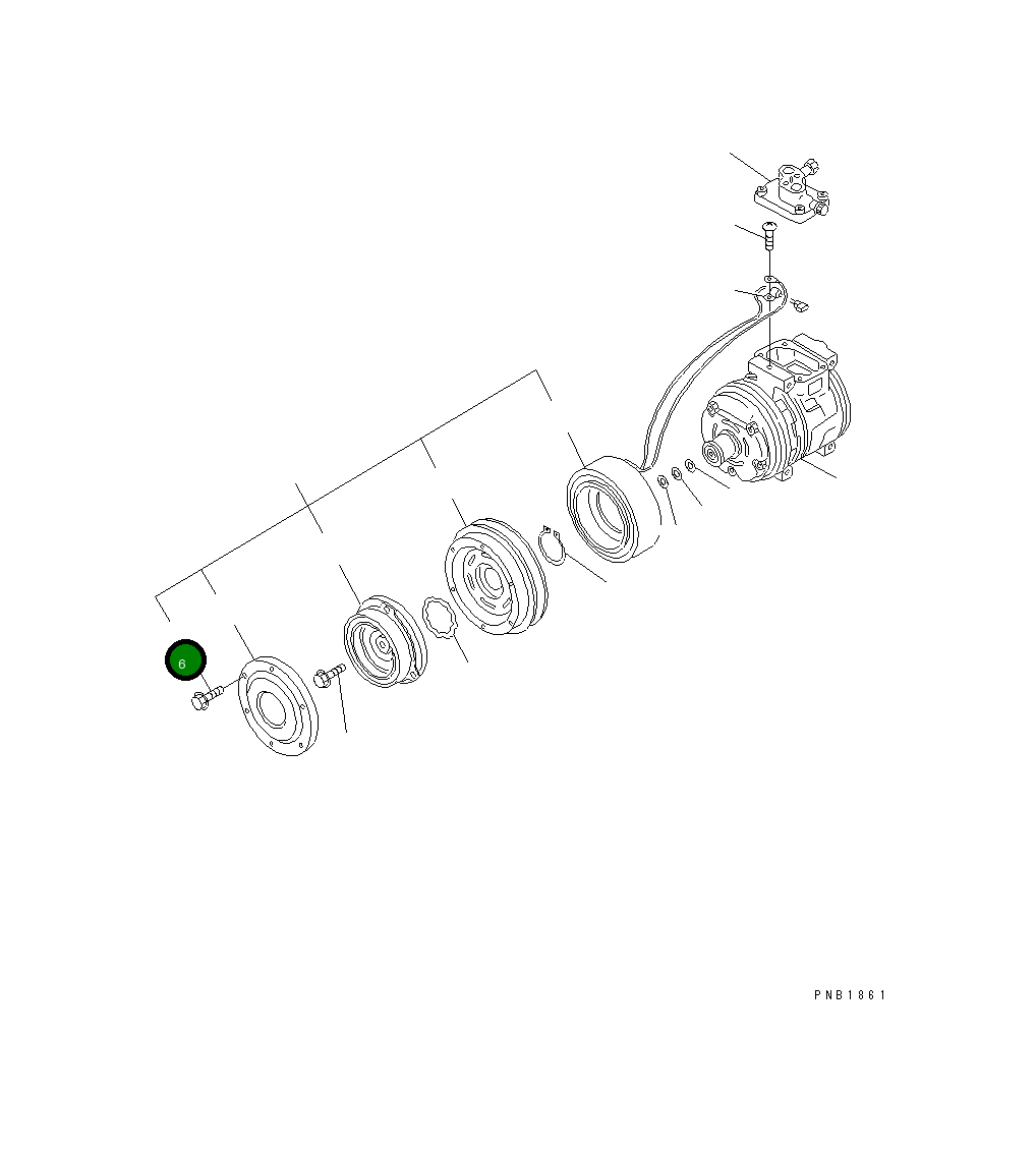 Болт ND949047-2950 Komatsu