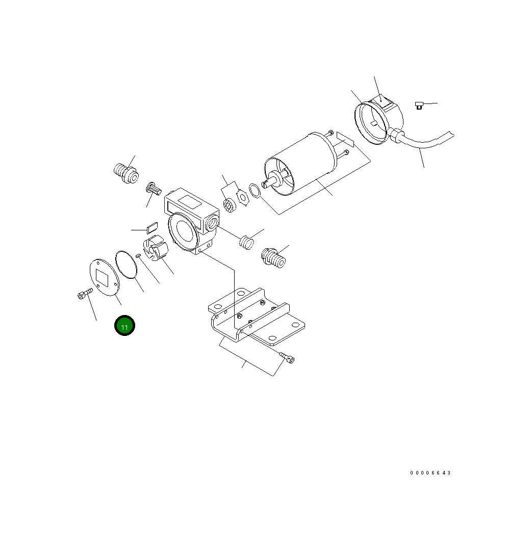 Крышка 20Y-04-K2250 Komatsu
