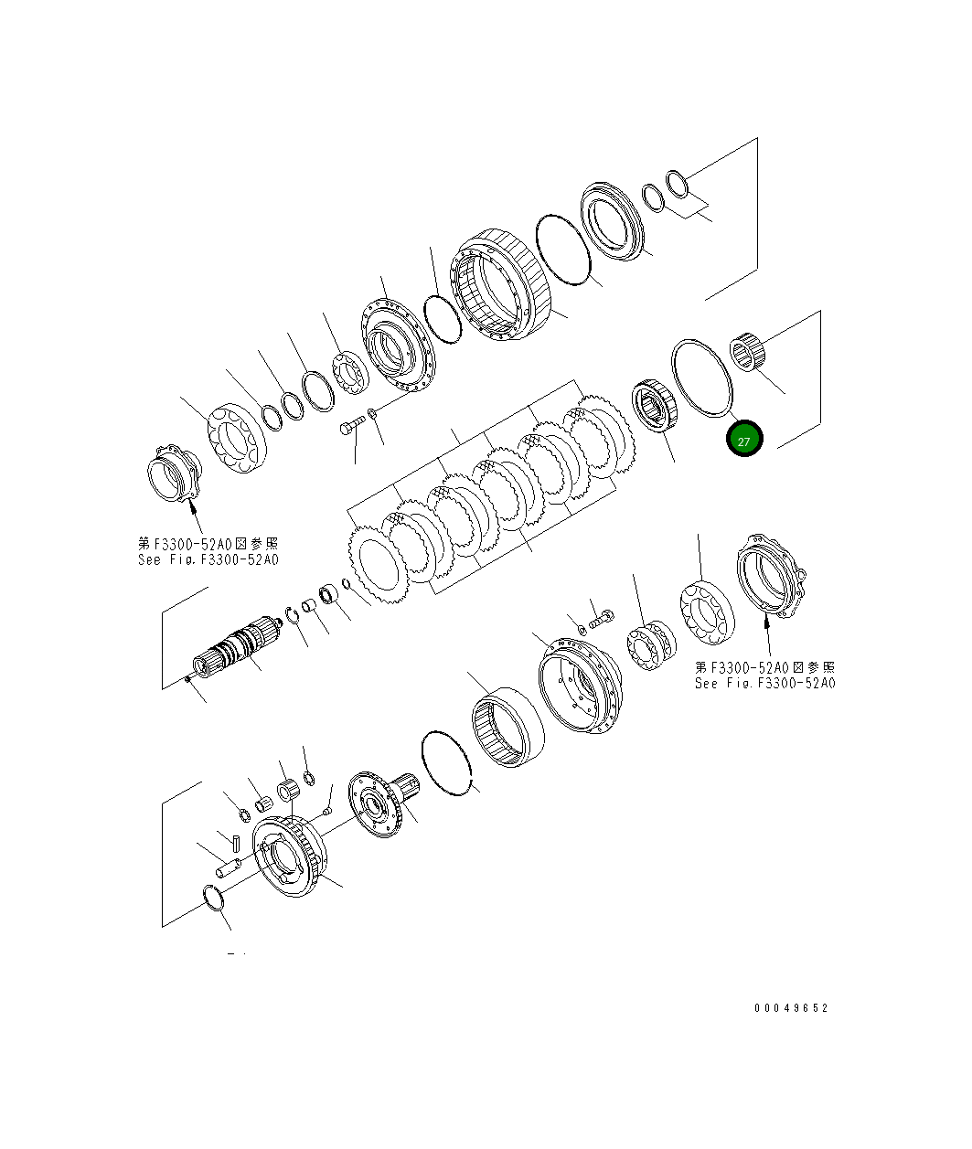 Кольцо 04071-00270 Komatsu