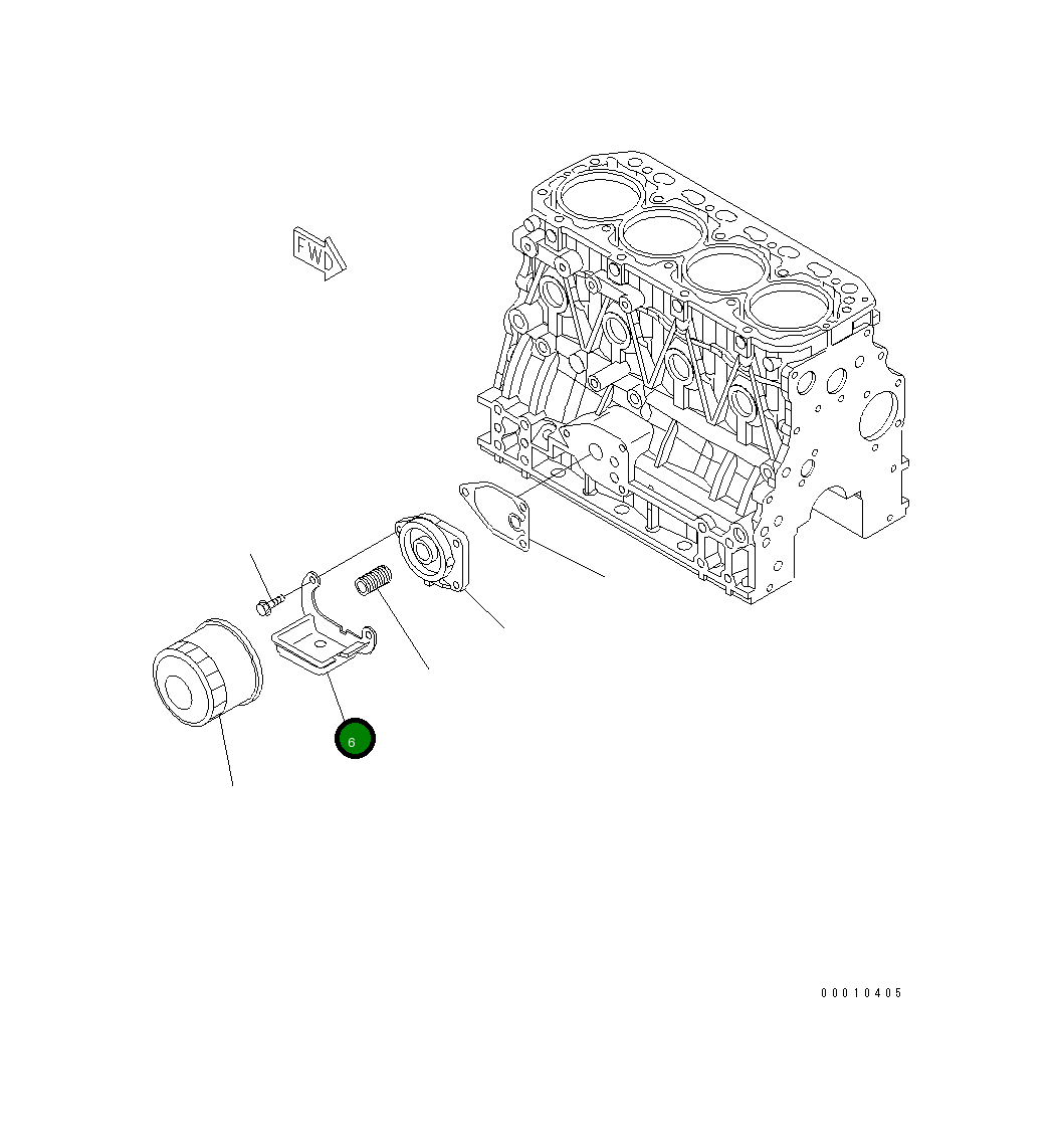 Крышка 457-708 Komatsu