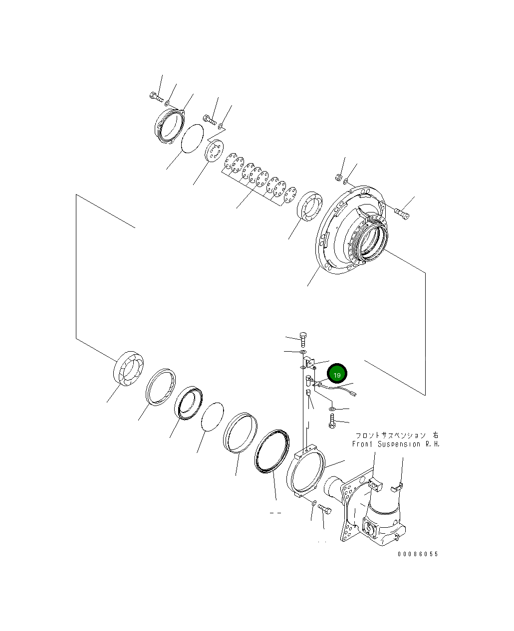Крышка 569-88-76591 Komatsu