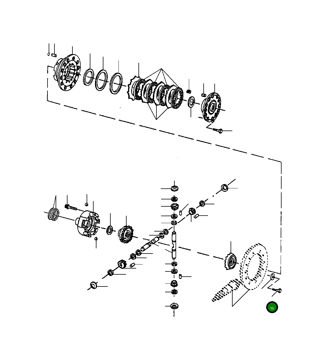 Болт 1431 070 H1 Komatsu