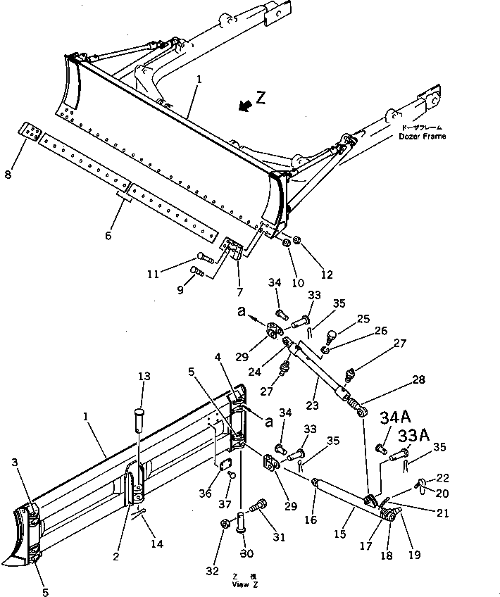 Болт 130-Z40-7330 Komatsu