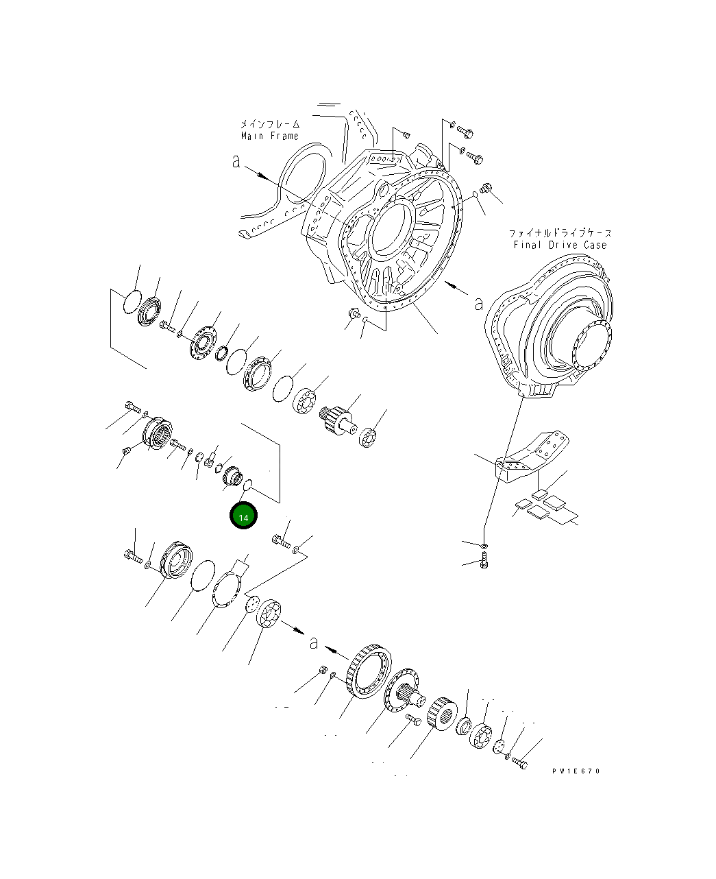 Кольцо уплотнительное (O-Ring) 19M-22-11980  Komatsu