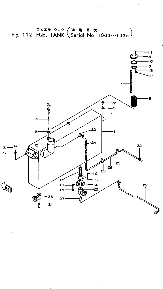 Болт 01000-41635 Komatsu