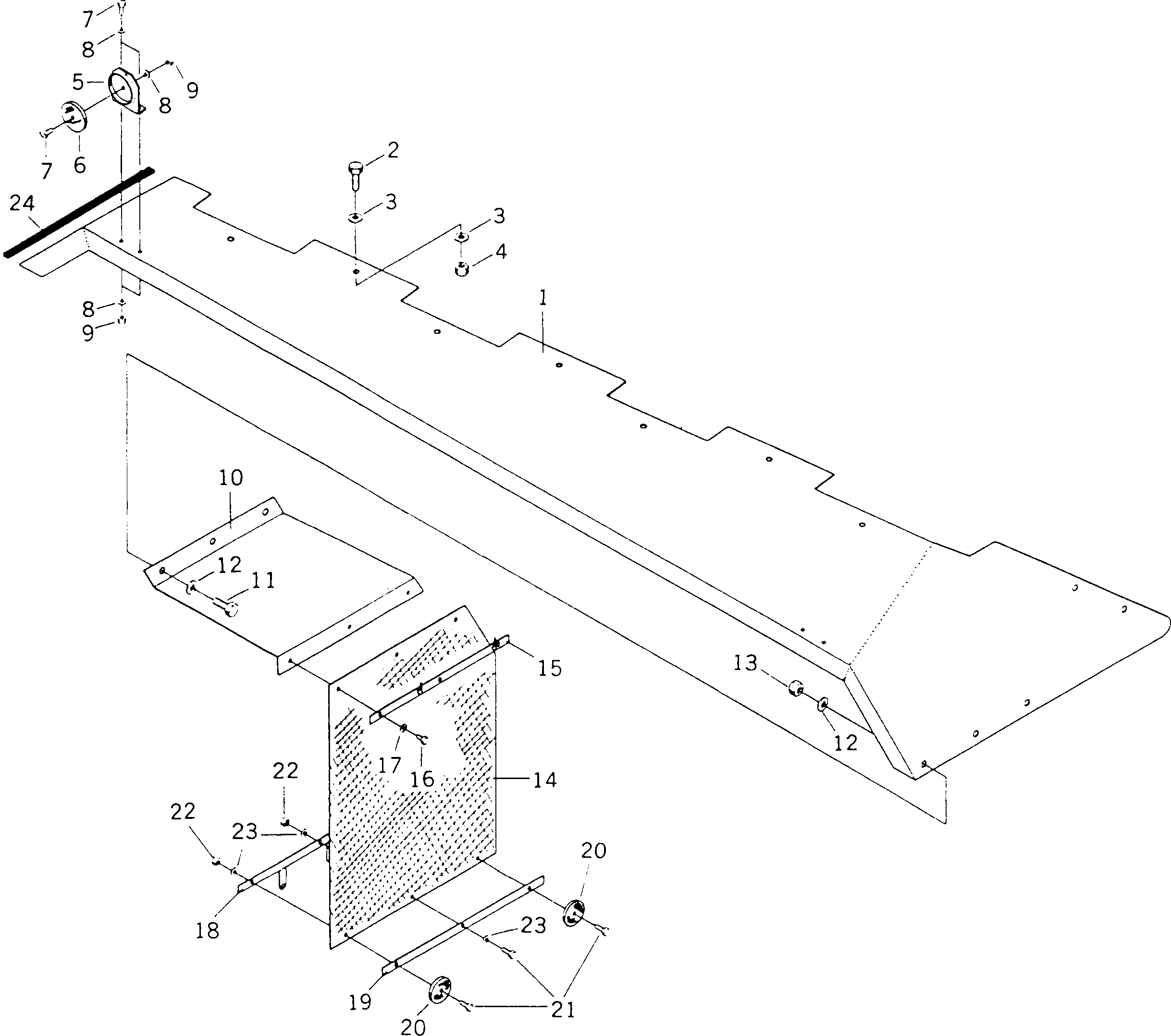 Болт BW061499  Komatsu