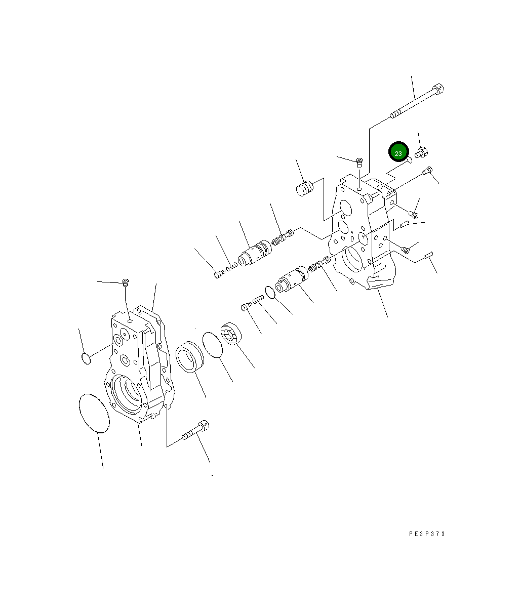 Кольцо уплотнительное (O-Ring) 07002-00823  Komatsu