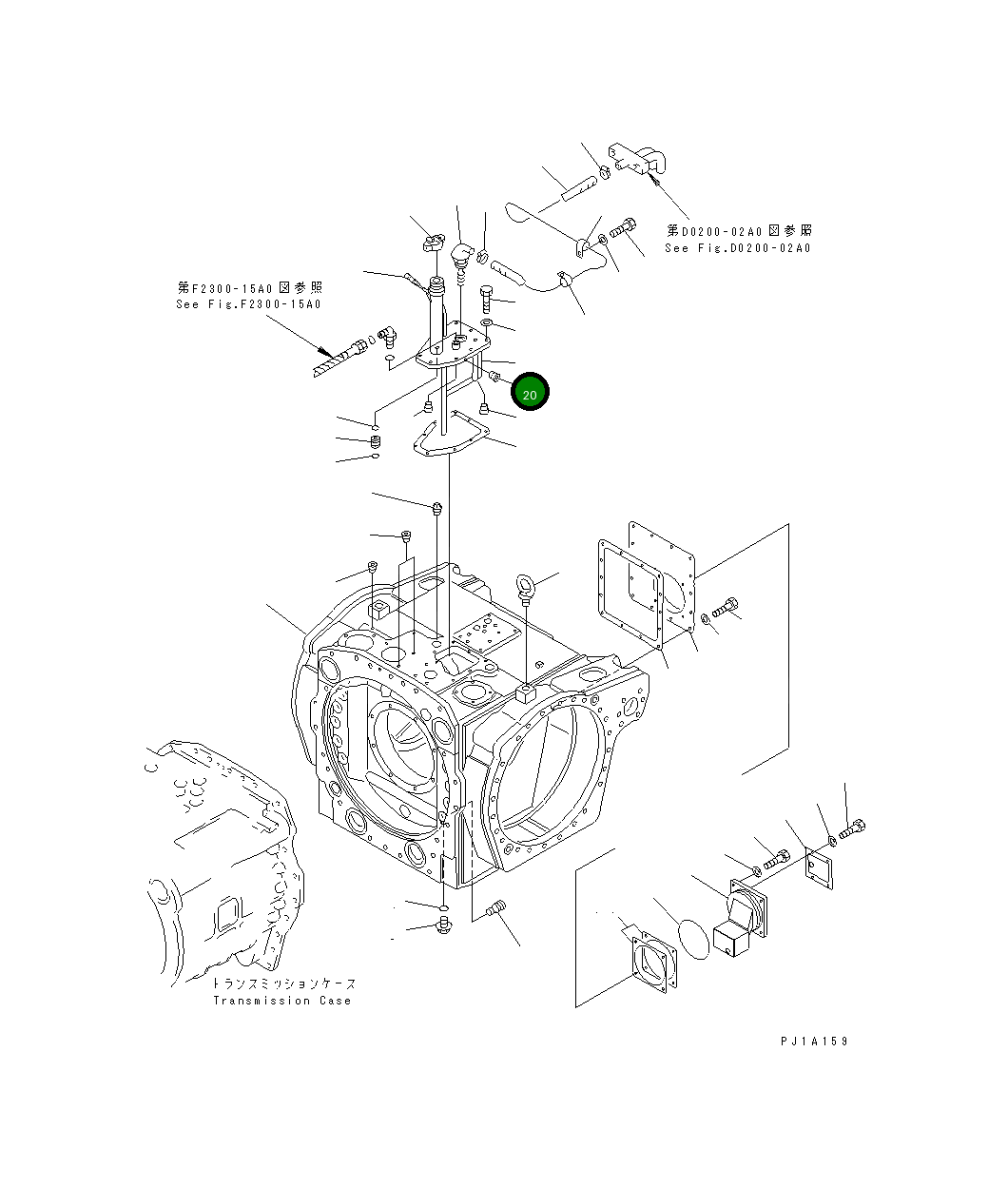 Крышка 19M-22-12152  Komatsu