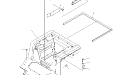 Крышка 17A-57-11231 Komatsu