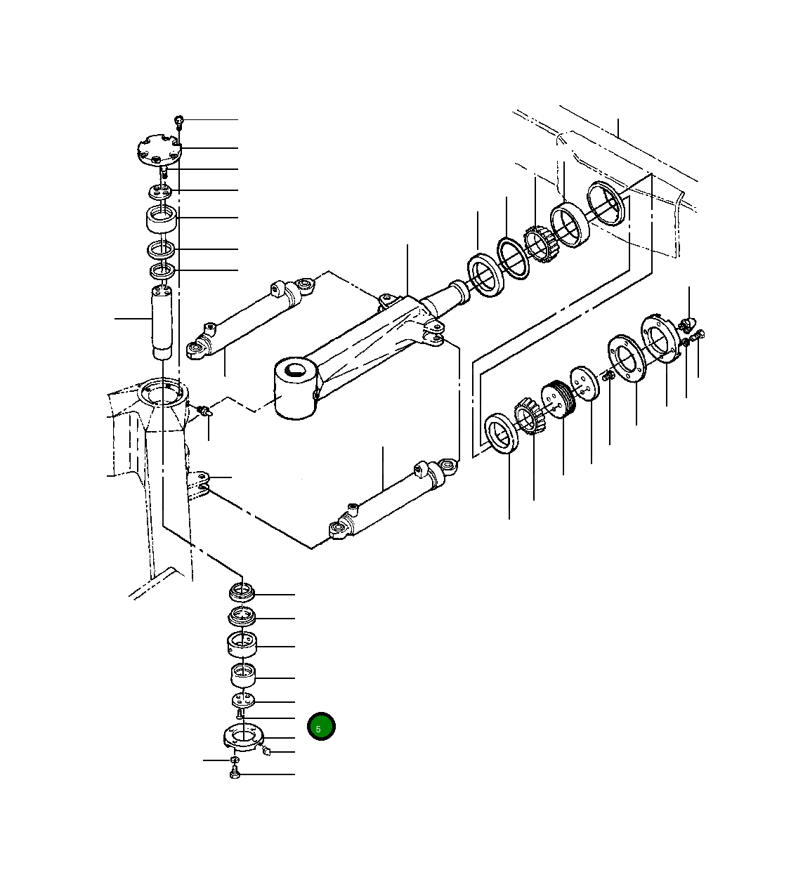 Болт 83 835 Komatsu