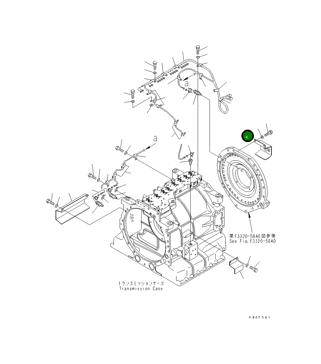 Крышка 566-15-78130 Komatsu