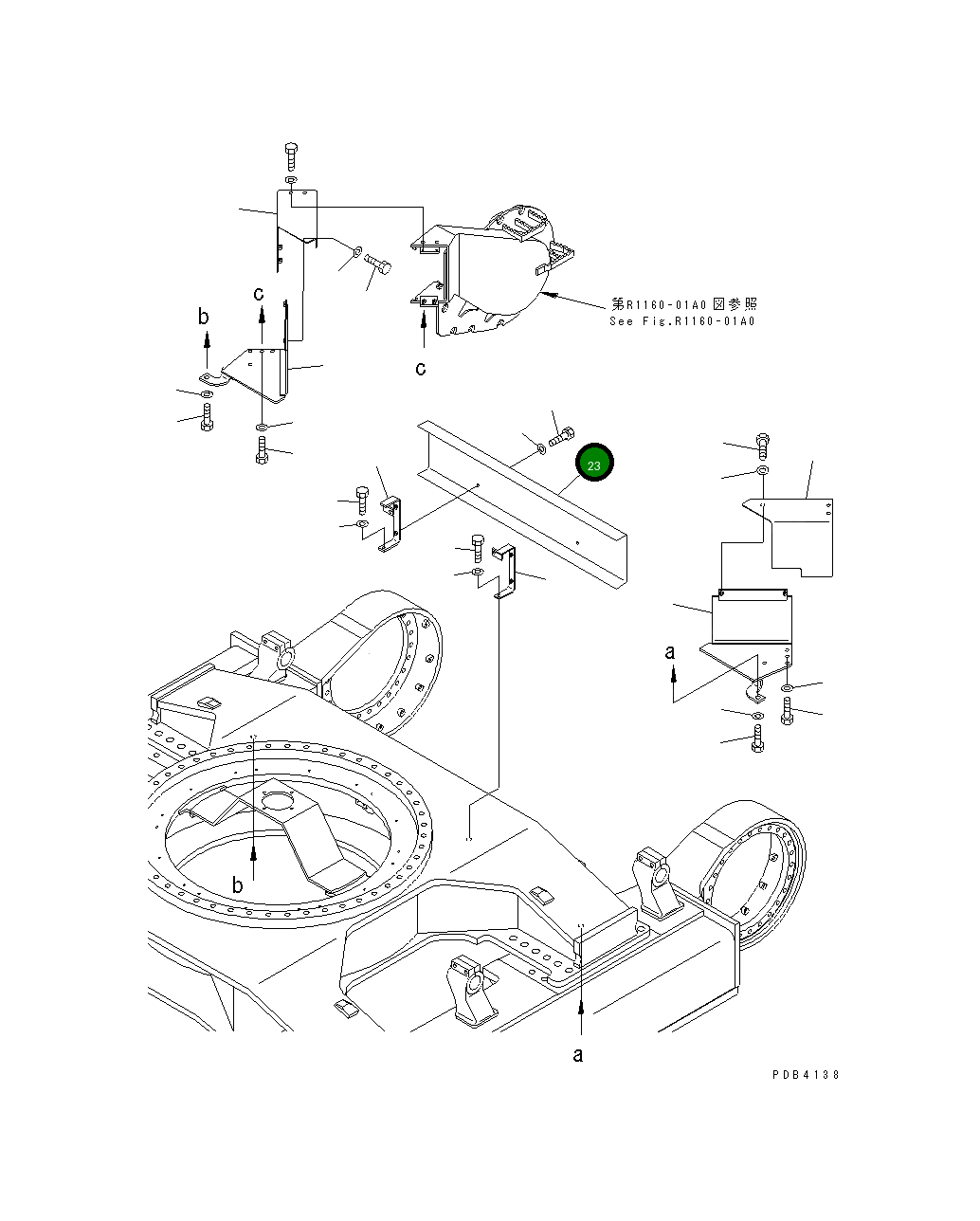 Крышка 209-30-71391 Komatsu