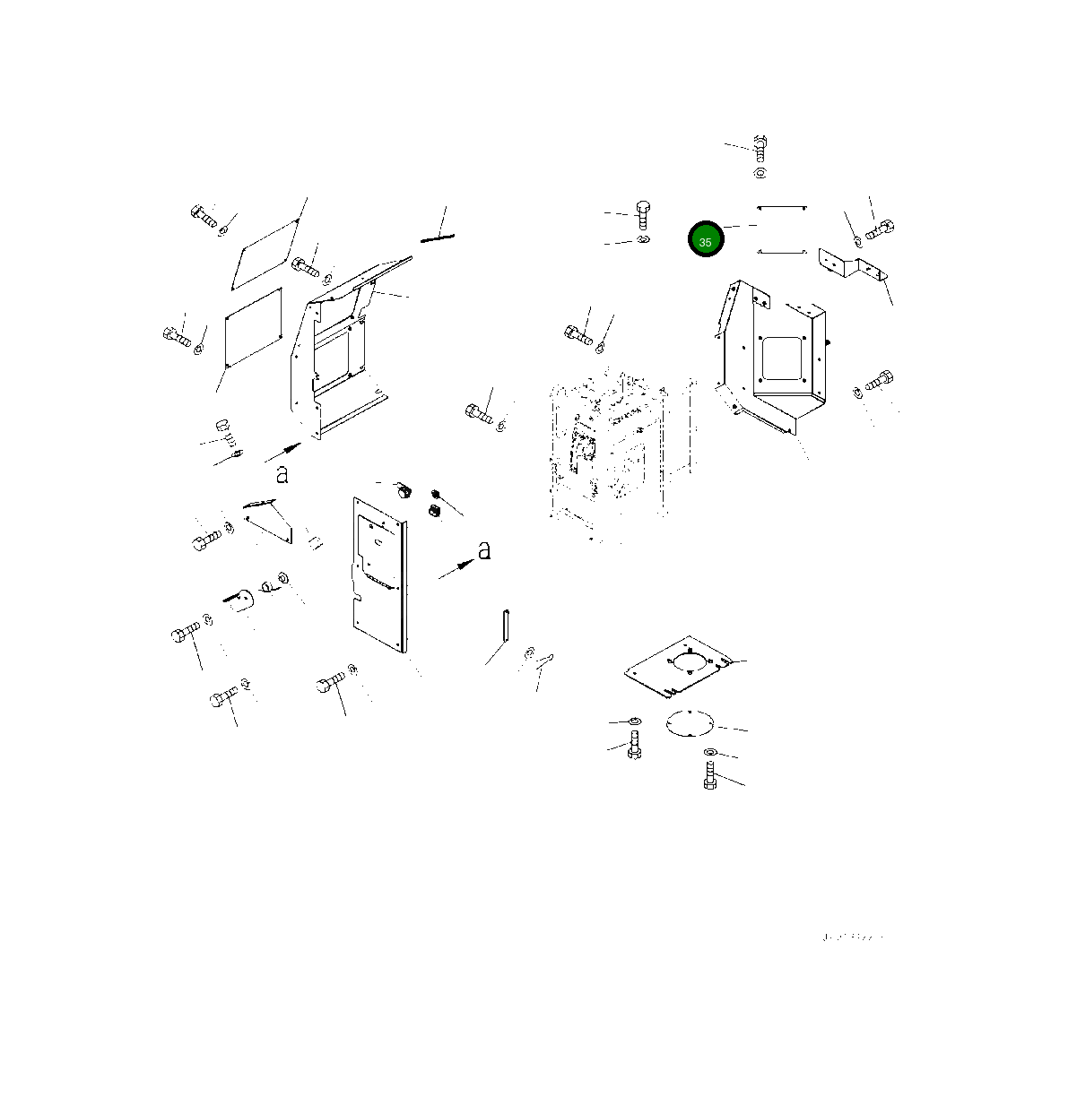 Крышка 423-02-59921  Komatsu