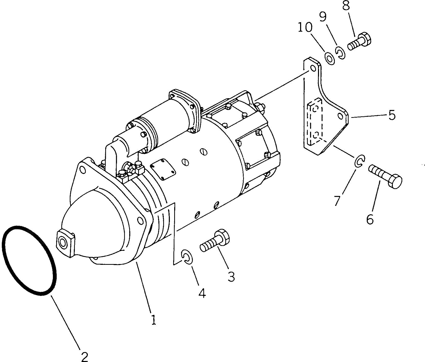 Кольцо уплотнительное (O-Ring) 07000-45135  Komatsu