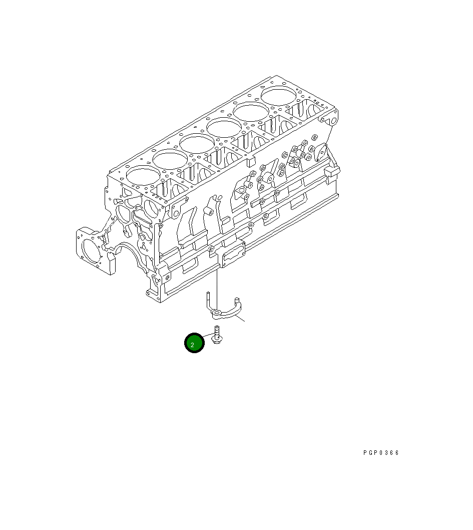Болт CU3070393 Komatsu
