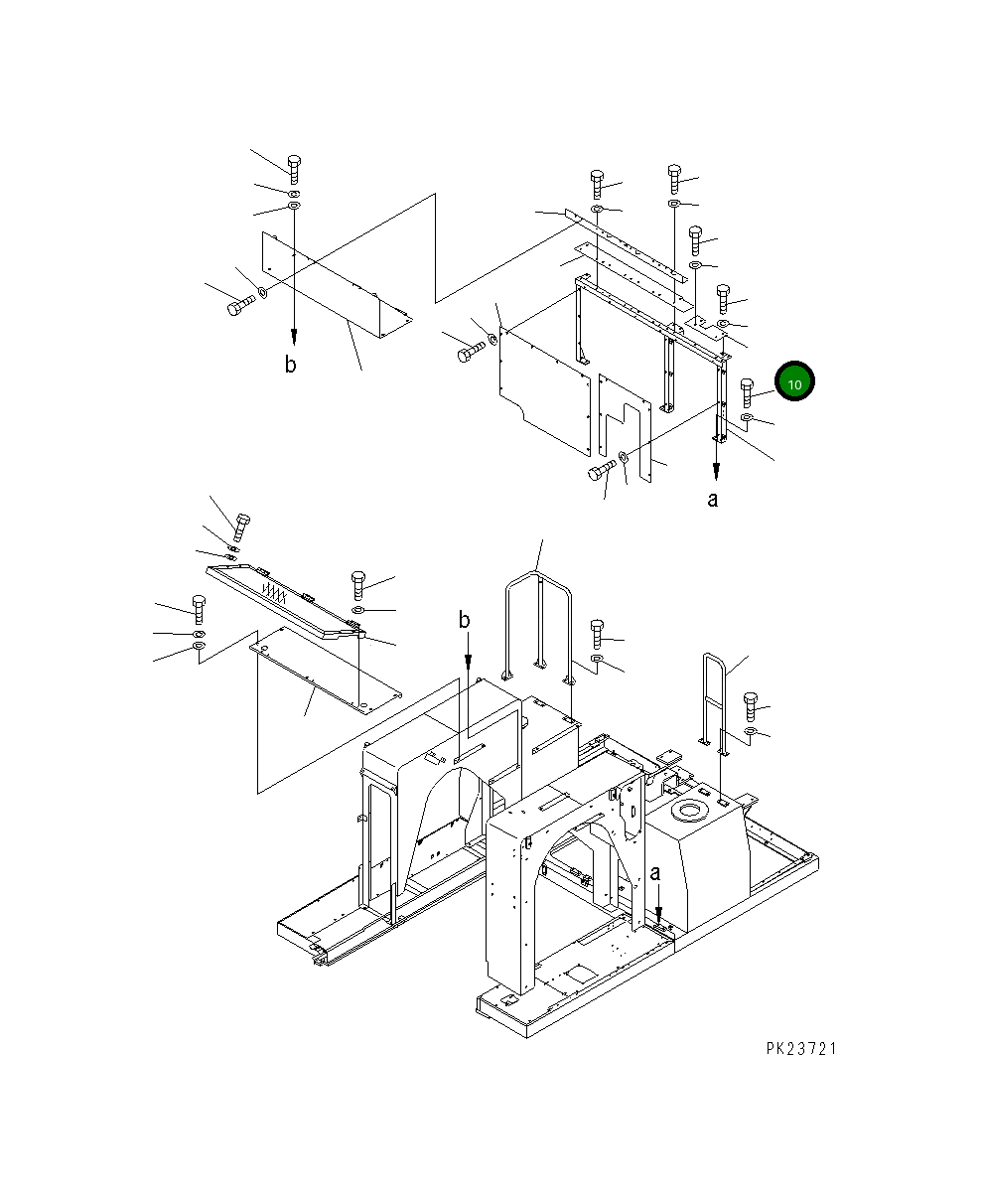 Крышка 8232-54-1190 Komatsu