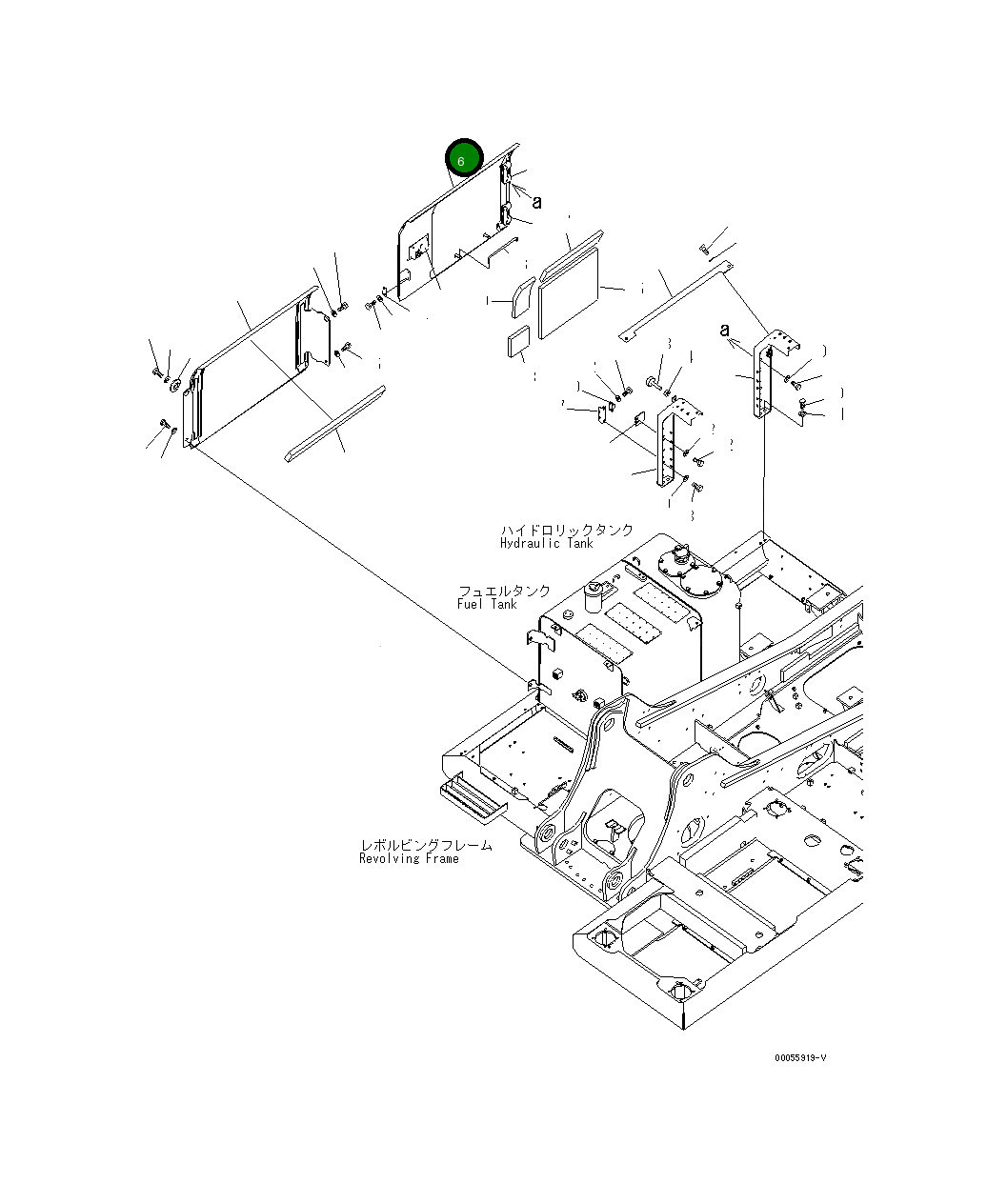 Крышка 20Y-54-71452 Komatsu