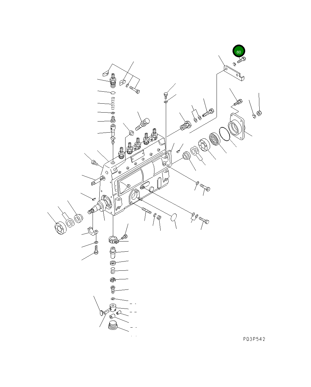 Болт DK139006-0800 Komatsu