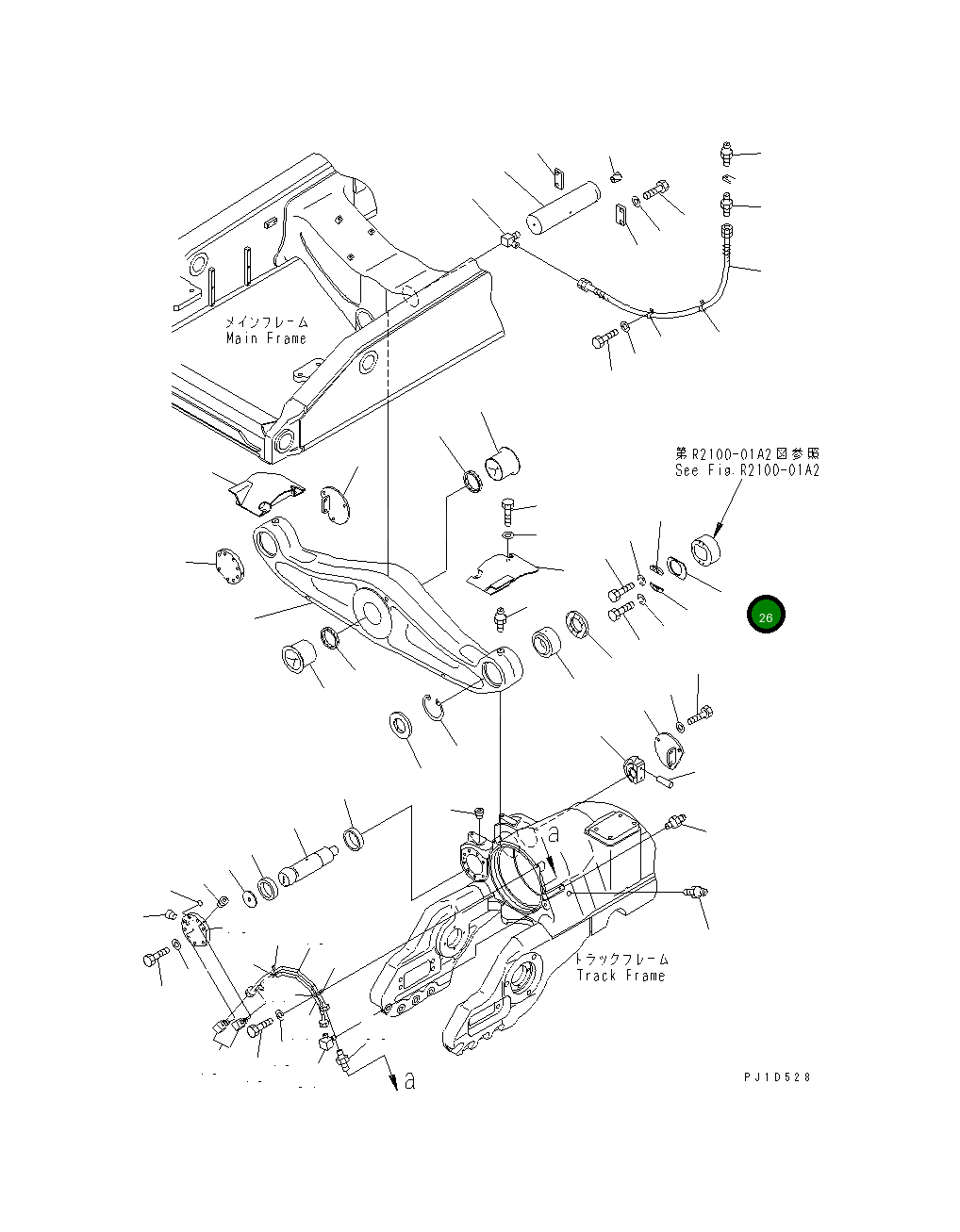 Крышка 195-50-41280 Komatsu