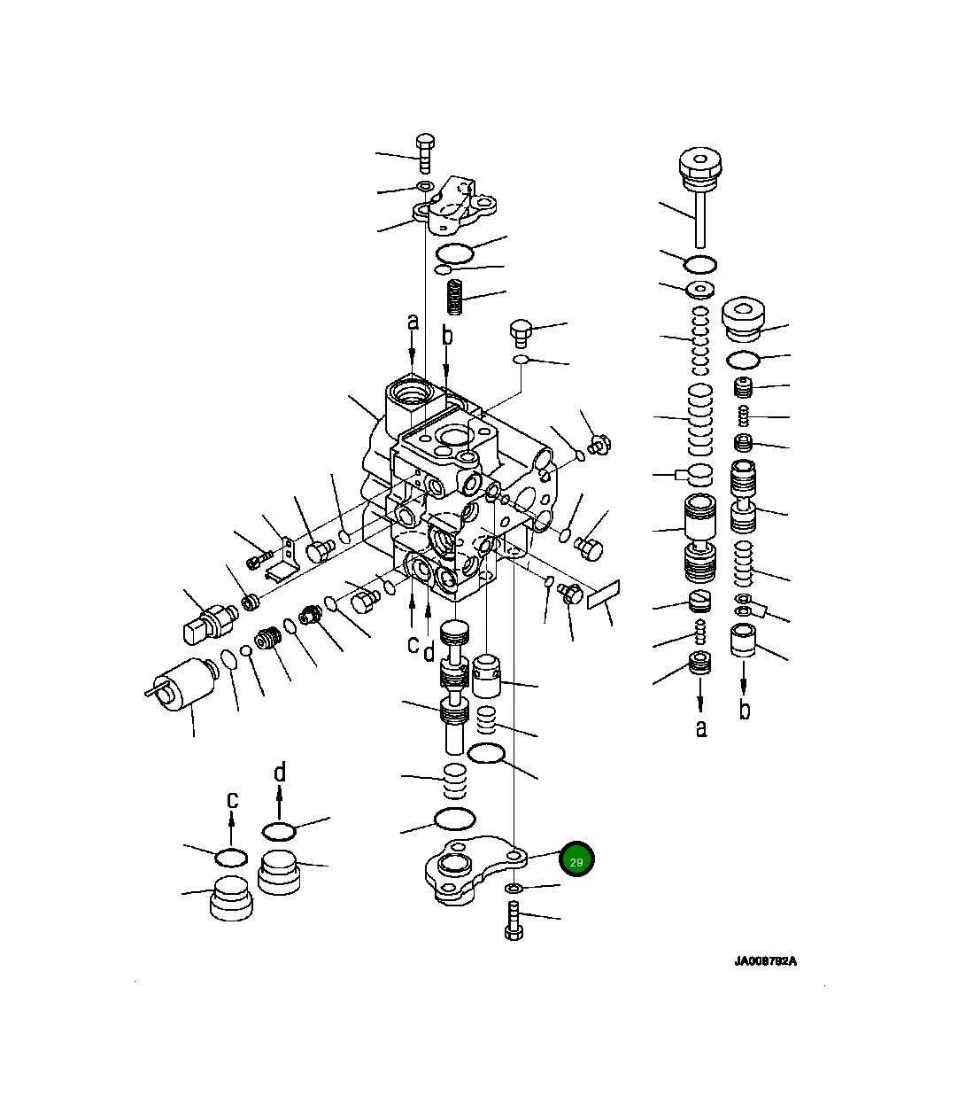Крышка 425-15-46240 Komatsu