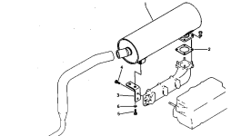 Стойка YM121525-13650 Komatsu