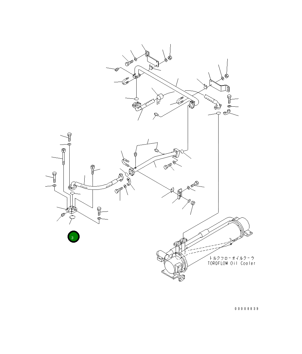 Кольцо уплотнительное (O-Ring) 07000-F2070 Komatsu