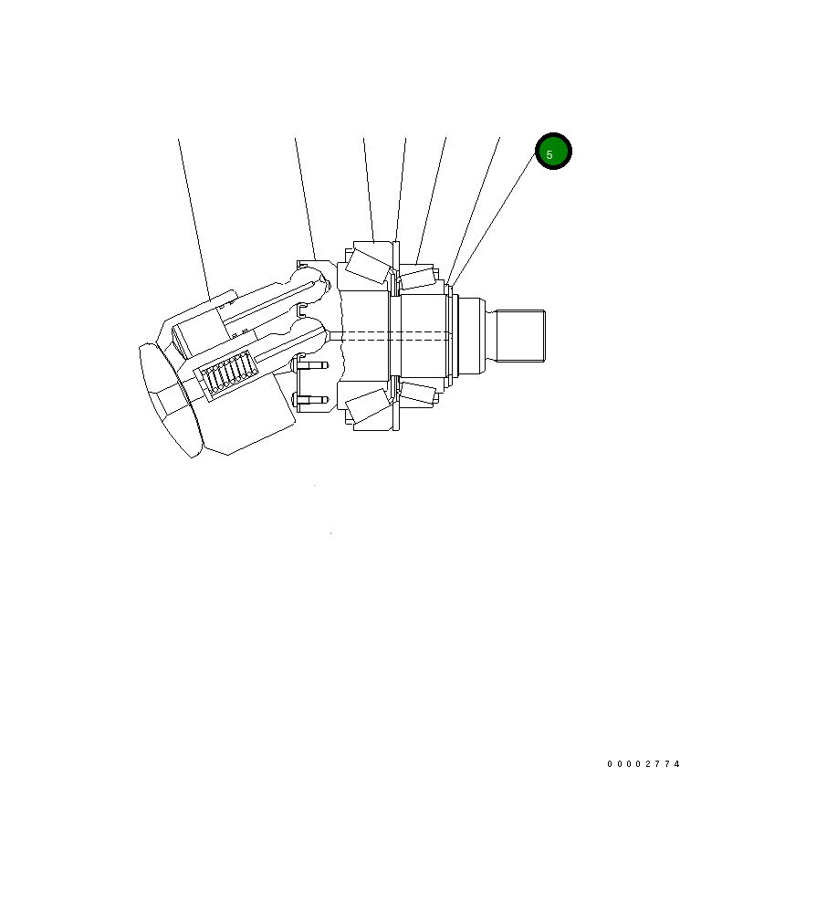Кольцо уплотнительное (O-Ring) UC1700844192  Komatsu
