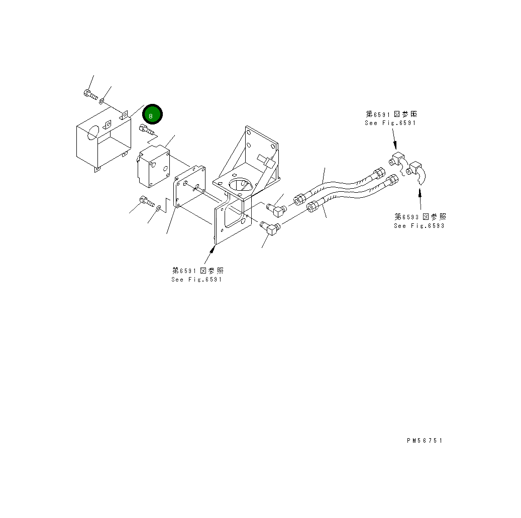 Крышка 262-60-77360  Komatsu