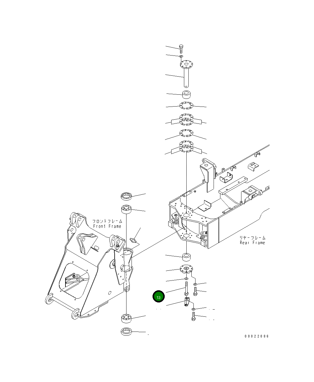 Болт 415-46-23240 Komatsu