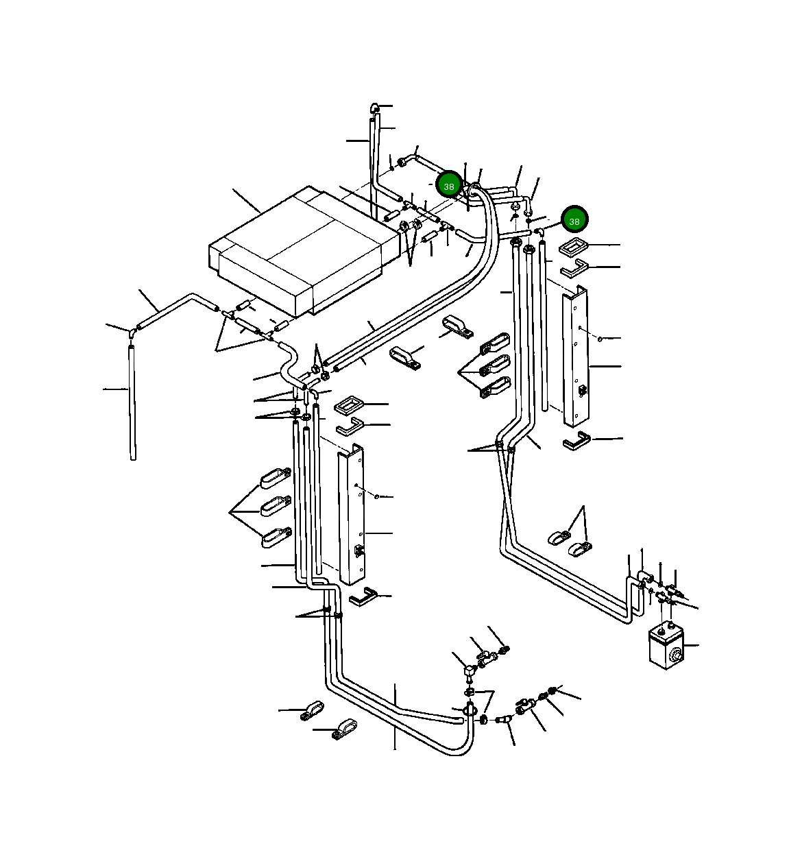 Кольцо уплотнительное (O-Ring) 298 385 R1  Komatsu