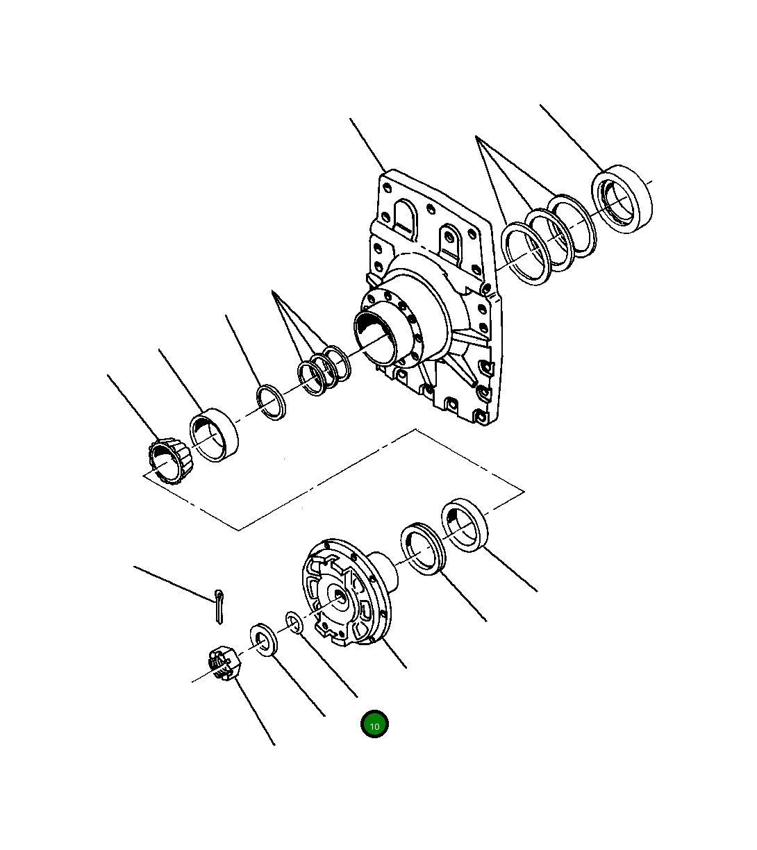 Кольцо уплотнительное (O-Ring) 1439 261 H1 Komatsu