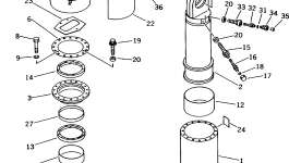 Крышка 561-50-64221 Komatsu