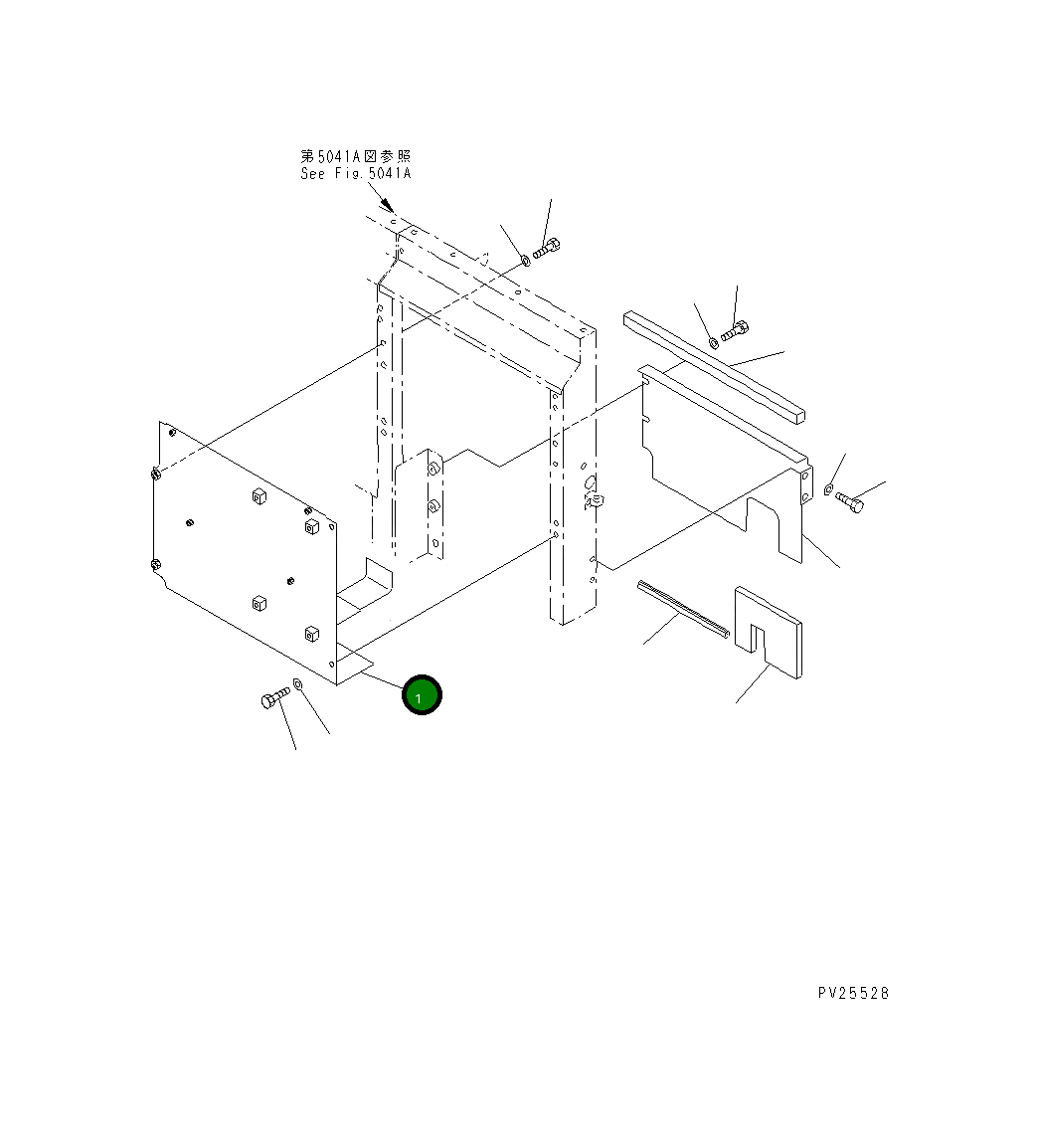 Крышка 8206-54-6131 Komatsu