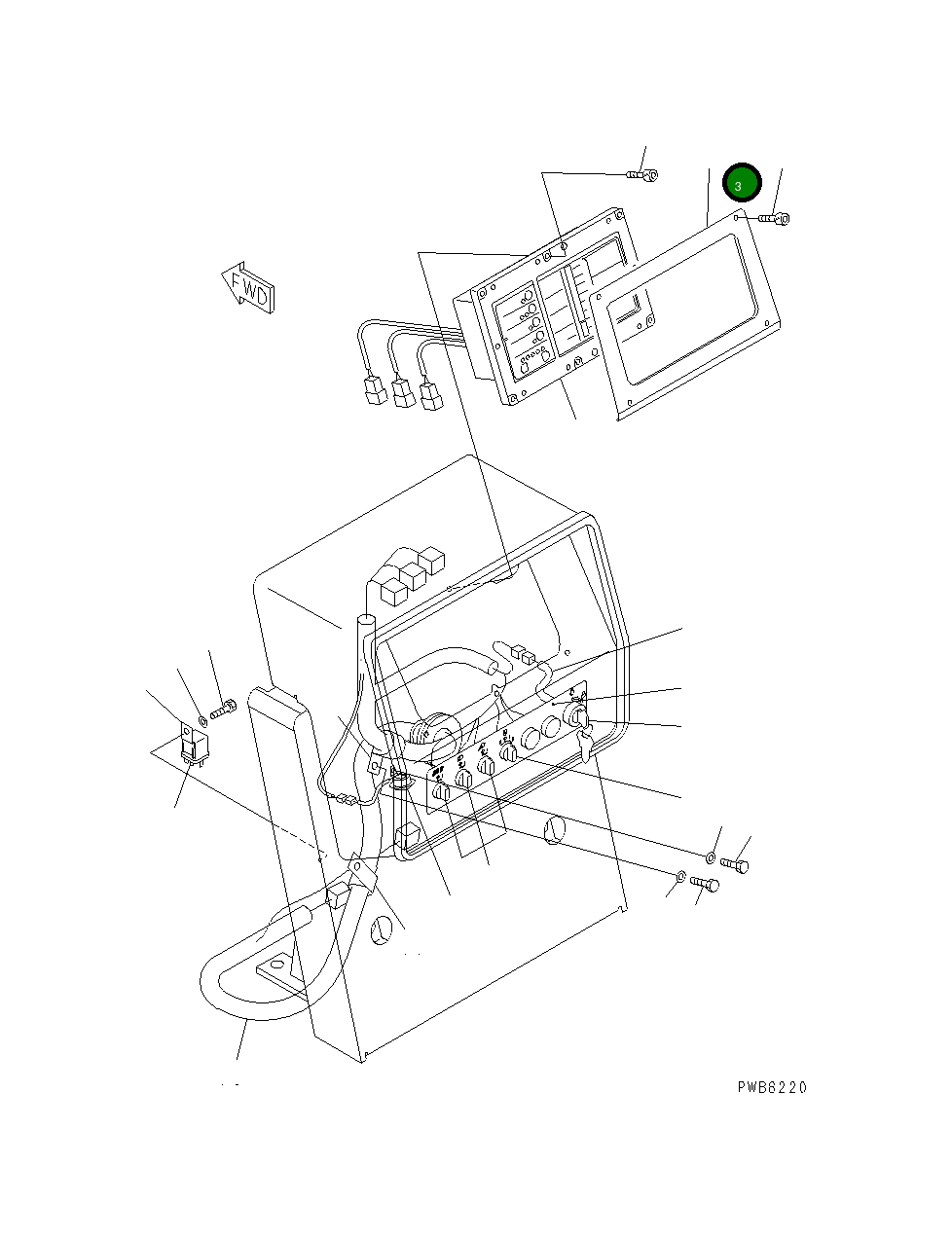 Крышка 195-54-69840 Komatsu