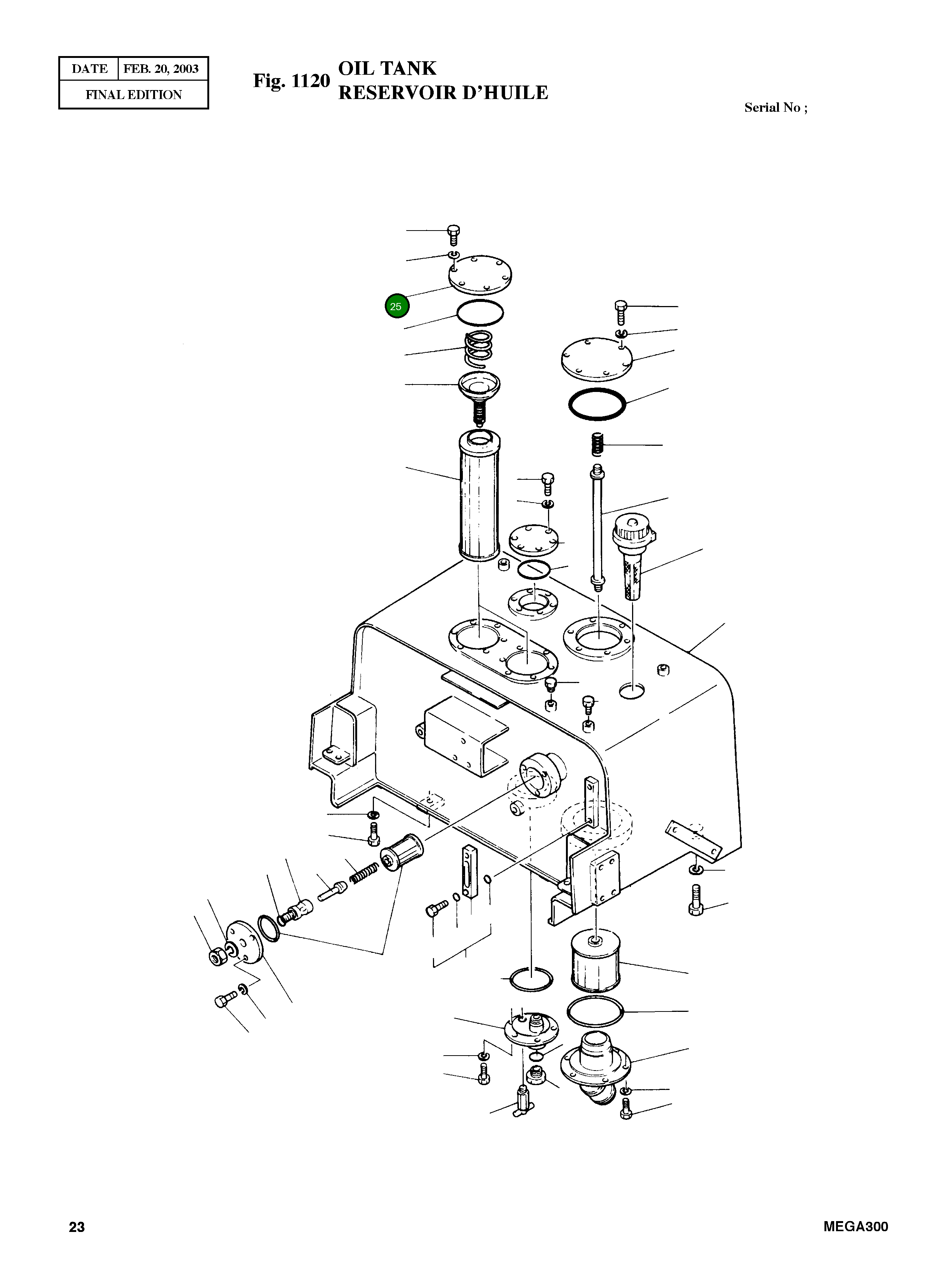 Крышка 4213-4011  Komatsu