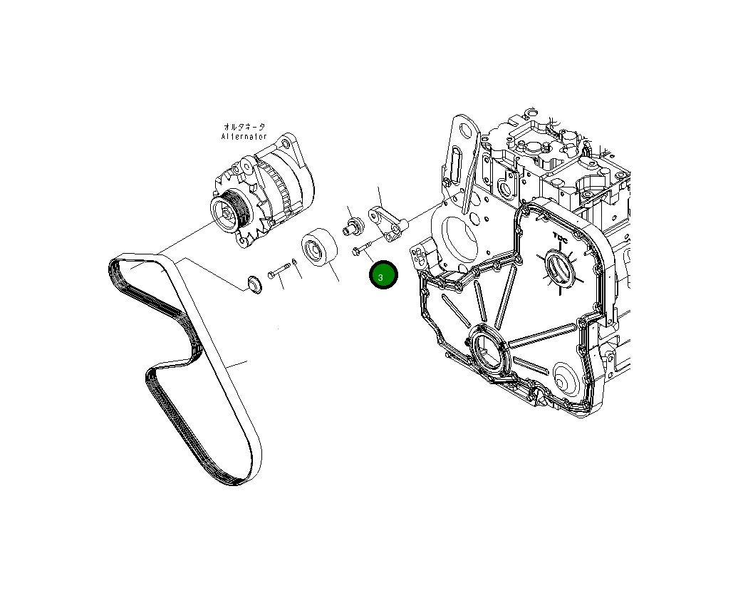 Болт 6745-61-4230 Komatsu