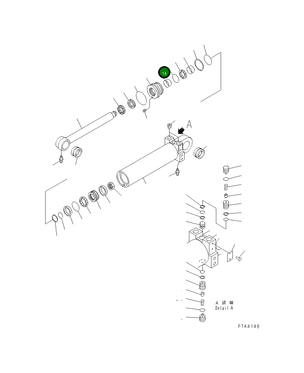 Кольцо уплотнительное (O-Ring) 20E-62-K6520 Komatsu
