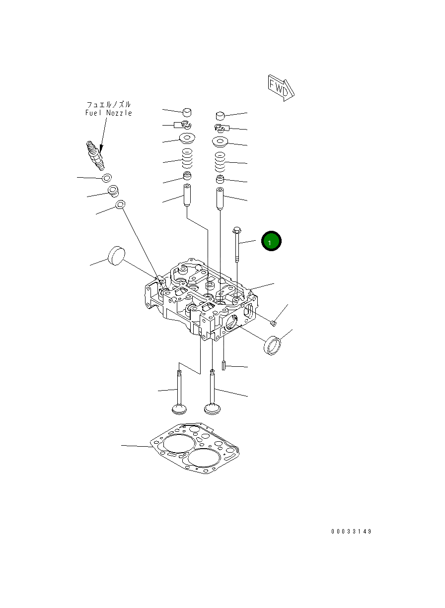 Болт YM119515-01200 Komatsu