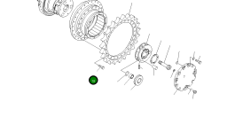 Болт 11Y-27-11520 Komatsu