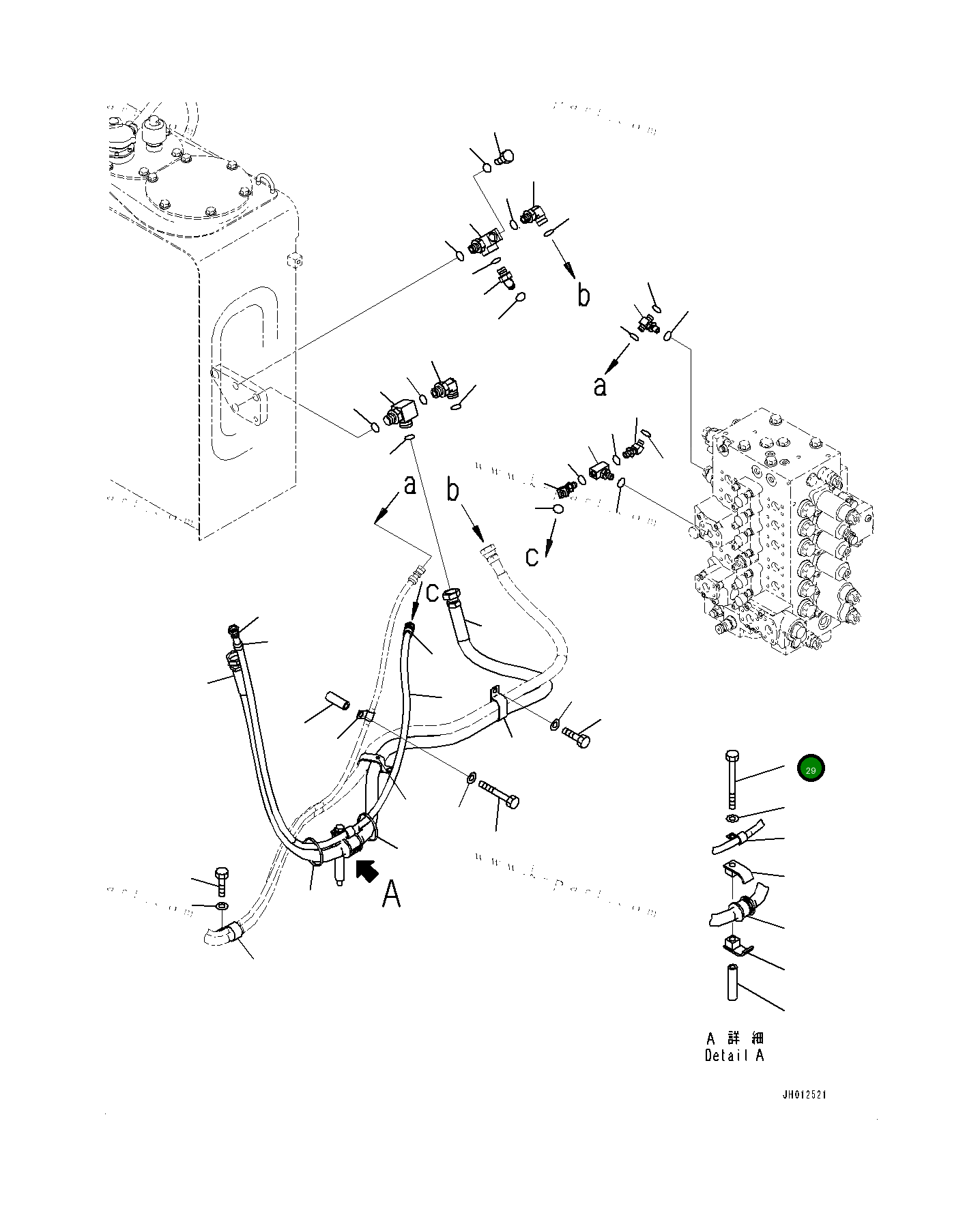 Болт 0101181265 Komatsu