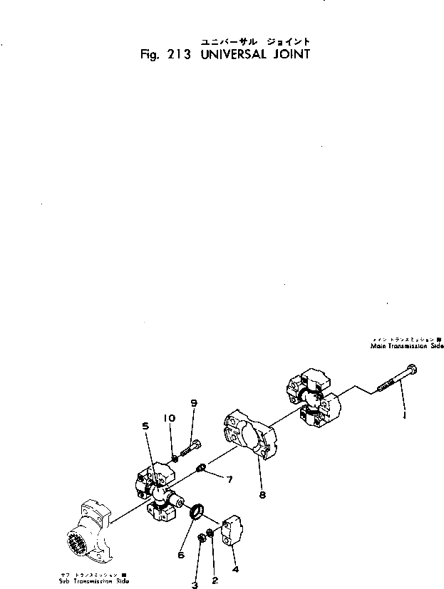 Болт 07372-21045  Komatsu