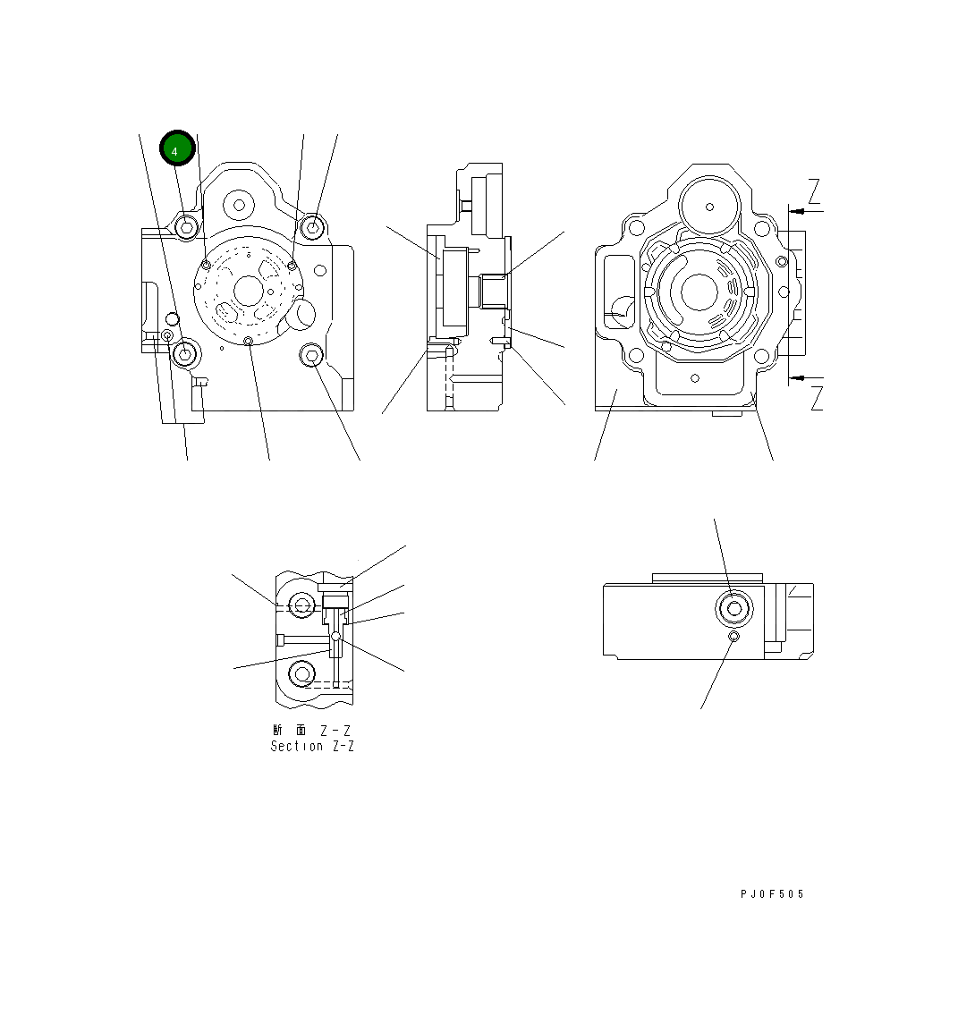 Болт UC1301591002 Komatsu